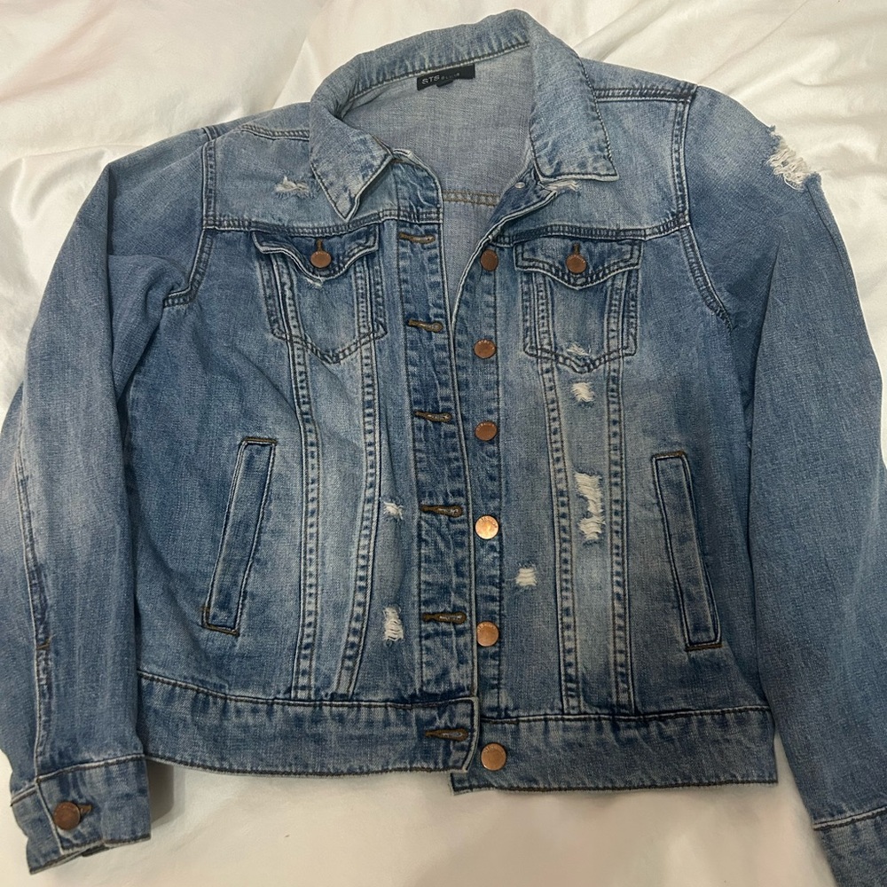STS Blue Distressed Denim Jacket
